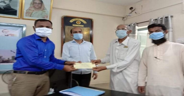 ভূমিহীন মুক্তিযোদ্ধা ভাতার টাকা দিলেন প্রধানমন্ত্রীর ত্রান তহবিলে