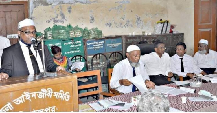 দিনাজপুর জেলা আইনজীবী সমিতির ৯ম  বার্ষিক সাধারন সভা অনুষ্ঠিত